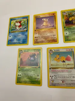 First 1st Edition Pokemon Jungle Lot Gloom Goldeen Dodrio Exeggutor Cubone - Image 5