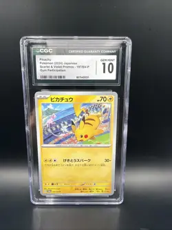 Pikachu Pokemon (2024) Japanese Scarlet & Violet Promos - 197/Sv-p CGC 9 - Image 1