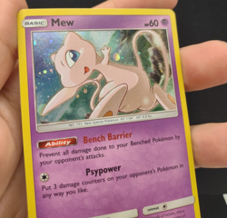 2019 Pokemon MEW SM215 BLACK STAR RARE PROMO - HOLO NM - Image 2