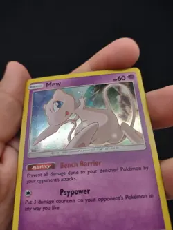 2019 Pokemon MEW SM215 BLACK STAR RARE PROMO - HOLO NM - Image 4
