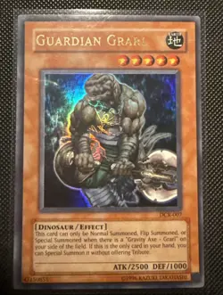 Yu-Gi-Oh! TCG Guardian Grarl Dark Crisis Dcr-007 Unlimited Ultra Rare NM - Image 1