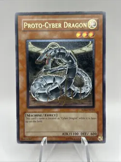 Yu-Gi-Oh! Proto-Cyber Dragon - SOI-EN010 - Ultimate Rare - Unlimited Light Play - Image 1