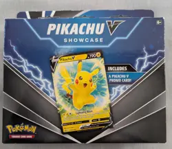 2022 Pokemon Pikachu V Showcase Includes Pikachu V Promo Card & 3 Booster Packs - Image 1