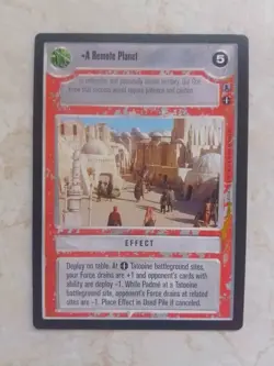 A Remote Planet - Star Wars CCG card (Decipher) - Image 1