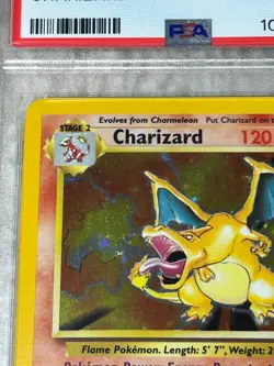 1999 Pokemon Base Set Charizard Holo #4/102 PSA 8 NM-MT - Iconic Vintage Card! - Image 5