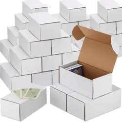 400 Count Trading Card Storage Box Cardboard Baseball Card Storage Box Collec... - Image 1
