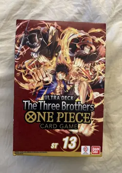 One Piece The Three Brothers Ultra Deck ST 13 Trading Card Game - Image 1