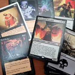 DISCARD themed Mythic Rare Black Budget COMMANDER DECK. 100 MTG Cards - Image 1