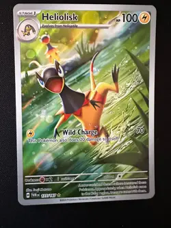 Heliolisk 177/167 S&V Twilight Masquerade Illustration Rare Pokemon Card - Image 1