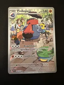Pokemon TCG Probopass Illustration Rare Card Twilight Masquerade 182/167 NM - Image 1