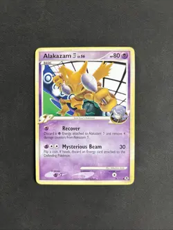 Pokemon Alakazam TCG Rising Rivals Card 38/111 Regular Non-Holo Uncommon - LP - Image 1