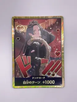 DON !! Card Gold Frame (Boa Hancock) ONE PIECE Heroines Edition Japanese NM - Image 1