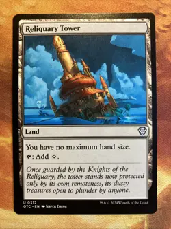 MTG 1 x Sol Ring and 1 x Reliquary Tower Commander: Outlaws of Thunder Junction! - Image 3