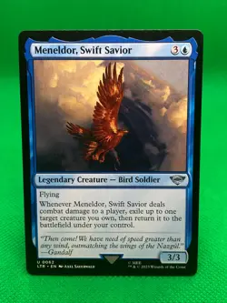 MTG - MENELDOR, SWIFT SAVIOR - Lord of the Rings (U) - Image 1
