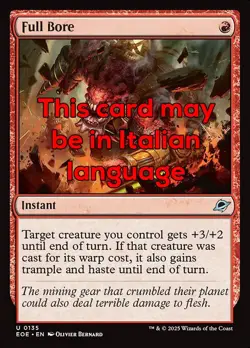 MTG 4x FULL BORE EXC - MINIERA DI RISORSE 135 - EOE - MAGIC - Image 1