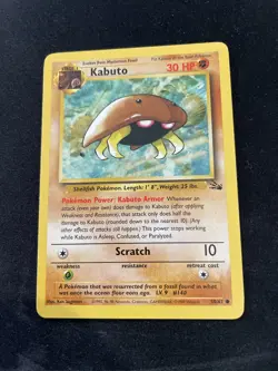 Pokemon WOTC Kabuto 50/62 Fossil Common NM - .99 Combined Shipping - Image 1