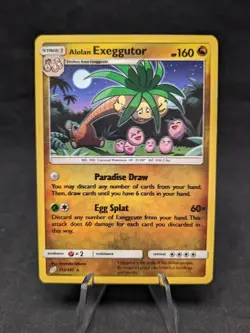 Alolan Exeggutor - 115/160 - Pokemon TCG - SM - Team Up - MISPRINT - MP - Image 1
