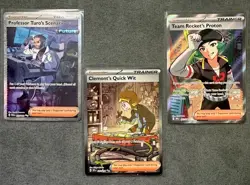 Pokemon TCG Combo 3 SIR Special Illustration Rares Turo’s, Clemont’s, Proton🔥 - Image 1