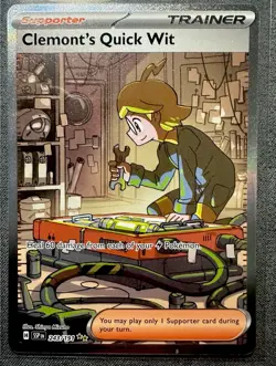 Pokemon TCG Combo 3 SIR Special Illustration Rares Turo’s, Clemont’s, Proton🔥 - Image 3