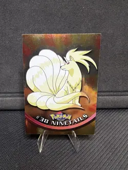 Ninetails 1999 Topps Pokemon TVSeries 1 Holo Foil - Blue Label #38 - Image 1
