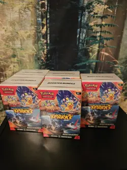 Surging Sparks Pokemon TCG Booster Bundle New Factory Sealed Lot Of 5 - Image 1