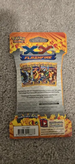 Pokemon XY Flashfire Charizard Booster Pack Sealed Blister 2014 Rare Fast Ship 820650108877 - Image 2