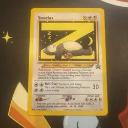 Vintage Pokemon TCG Snorlax #49 WOTC Black Star Promo NM condition - Image 1