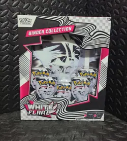 Pokemon TCG Scarlet & Violet White Flare Binder Collection - Factory Sealed - Image 1