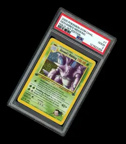 2000 Pokemon GYM CHALLENEGE GIOVANNI’S NIDOKING 1st Edition HOLO 7/132 POP 2 PSA - Image 1