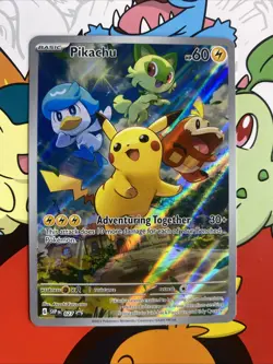 Pokemon TCG Pikachu 027 - Scarlet & Violet Promo - Near Mint - Image 1
