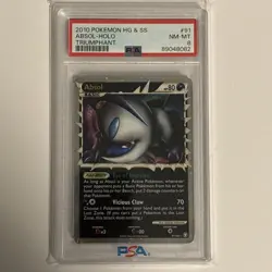 2010 POKEMON TRIUMPHANT ABSOL PRIME #91 ULTRA RARE PSA 8 NM - Image 1