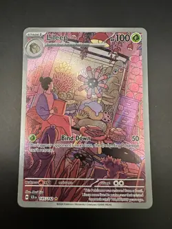 Pokemon - Lileep - 145/142 - SV Stellar Crown - Illustration Rare - Image 1