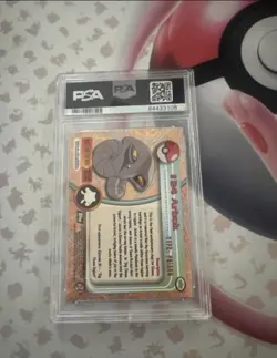 1999 TOPPS POKEMON TV #24 ARBOK PSA MINT 9 - Image 2