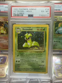 1999 Pokemon Jungle #14 Victreebel Holo NO SYMBOL Error PSA 6 EX-MT - Image 1
