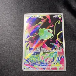 Pokemon TCG Bulbasaur 133/132 Illustration Rare ME01: Mega Evolution Near Mint - Image 1