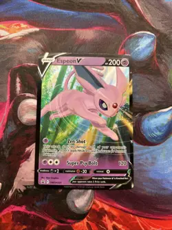 2022 Pokemon SWSH 201 Espeon V Black Star Promo NM-MT/MT - Image 1