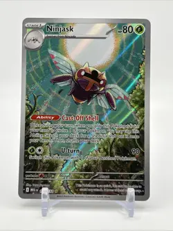Ninjask - 137/132 Mega Evolution Illustration Rare Pokemon - NM/MINT - Image 1