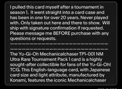 Yu-Gi-Oh Mechanicalchaser TP1-001 NM Ultra Rare Tournament Pack 1 - Image 2