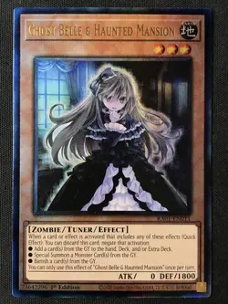 Yu-Gi-Oh TCG RA01-EN011 Ghost Belle & Haunted Mansion 1st Edition PUR NM - Image 1