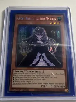 Yugioh - Ghost Belle & Haunted Mansion RA01-EN011 1st Edition Secret Rare NM - Image 1