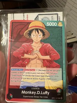 One Piece Demo Deck Pre Errata English Card Game - Image 1