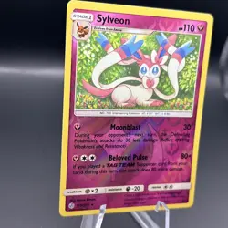 Pokemon Sylveon Reverse Holographic Card 155/236 Cosmic Eclipse Near Mint - Image 3