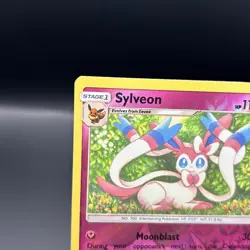 Pokemon Sylveon Reverse Holographic Card 155/236 Cosmic Eclipse Near Mint - Image 4