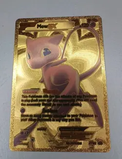 mew ex gold metal promo card Hp 120 Fan Art Card - Image 1