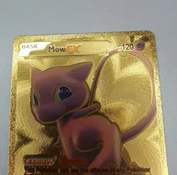 mew ex gold metal promo card Hp 120 Fan Art Card - Image 2