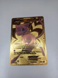 mew ex gold metal promo card Hp 120 Fan Art Card - Image 4