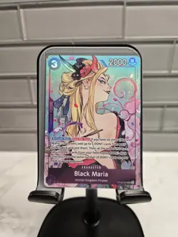 One Piece TCG Illustration Box Vol. 2 Promo Cards Black Maria - Image 1
