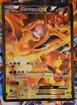 Pokemon Charizard EX Card XY121 XY Black Star Promo Jumbo - Image 1