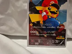 Pokemon Inspired Holol Card Mario Red hat Pikachu Japanese Fan Art - Image 4