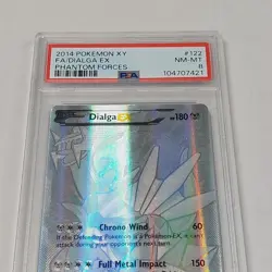 Pokemon TCG Dialga EX Card Phantom Forces Secret Rare 122/119 PSA 8 - Image 4